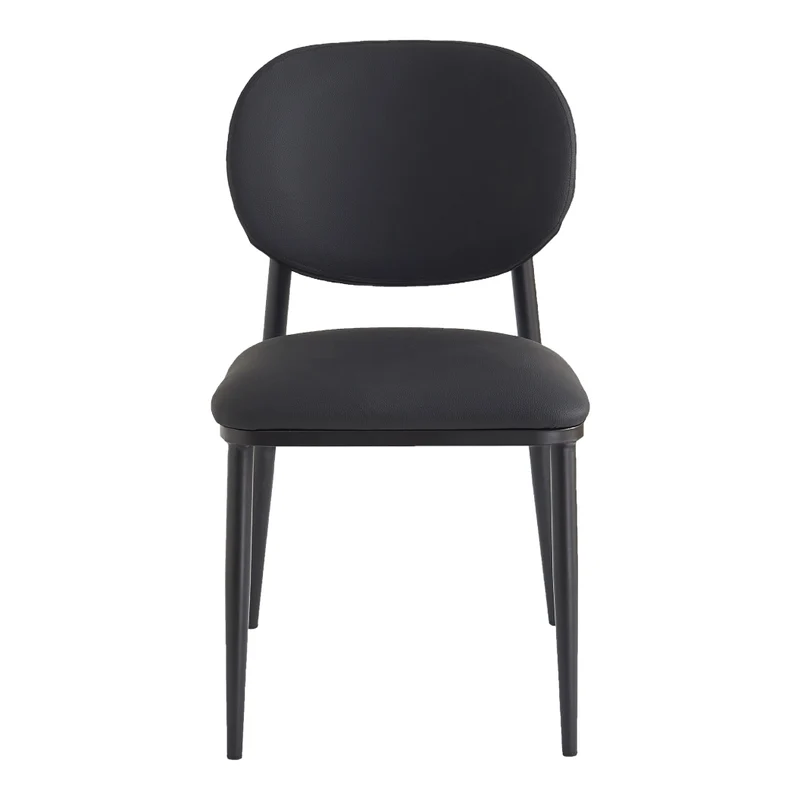 Ensemble de 4 chaises de salle à manger rembourrées aspect cuir - Gideon