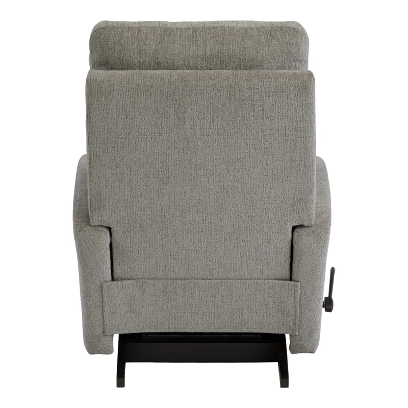 Fauteuil berçant et inclinable en tissu gris - Liam