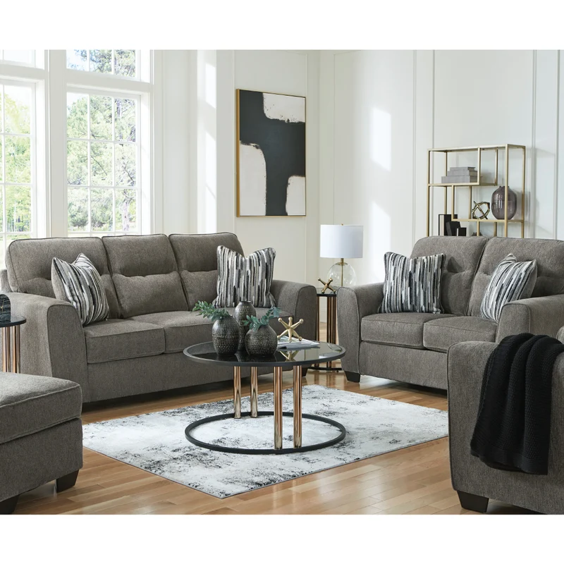 Fauteuil surdimensionné en tissu avec coussin - Olten