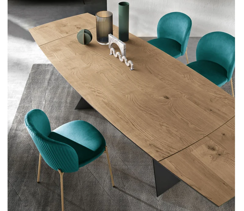 Table à manger extensible en bois - Glamour