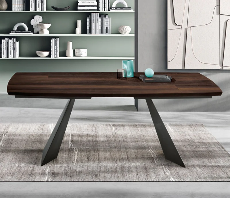 Table à manger extensible en bois - Glamour