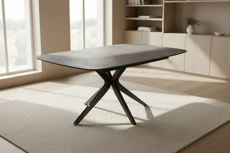 Table céramique carré extensible - Lima Akante