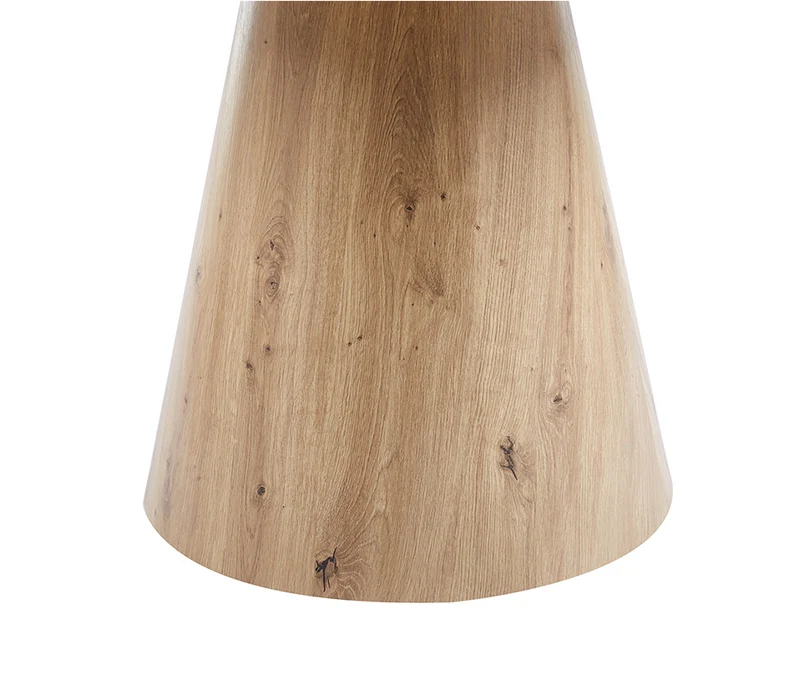 Table à manger ronde en bois clair - Tiguan