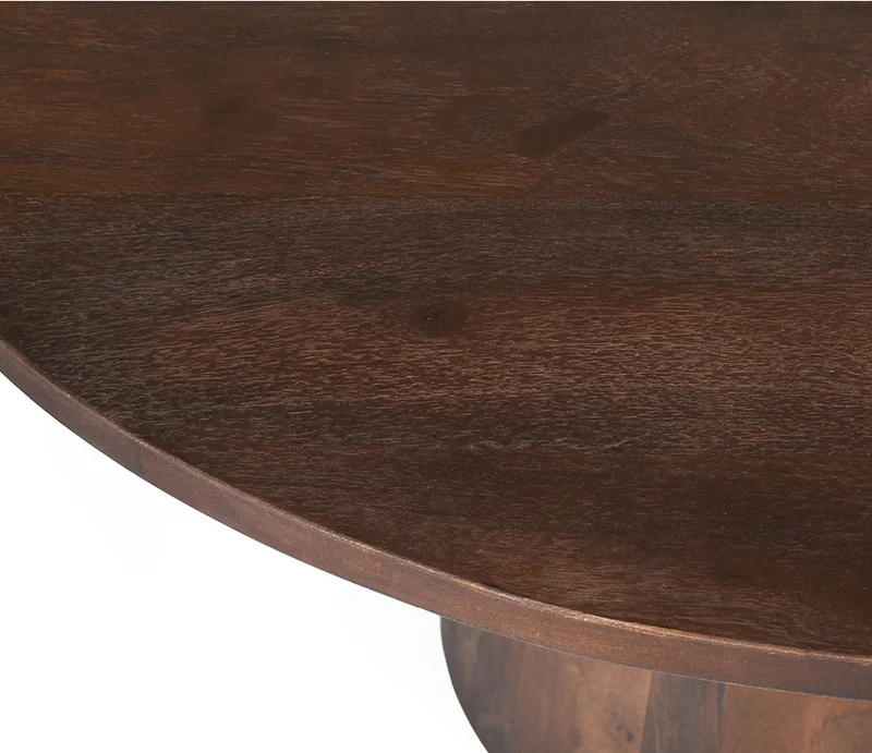 Table à manger ronde en bois - Toma