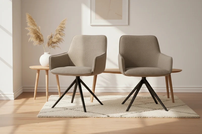 Lot de 2 chaises pivotante - Amsterdam