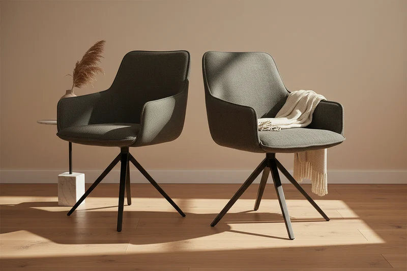 Lot de 2 chaises pivotante - Amsterdam