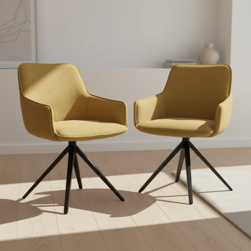 Lot de 2 chaises pivotante - Amsterdam