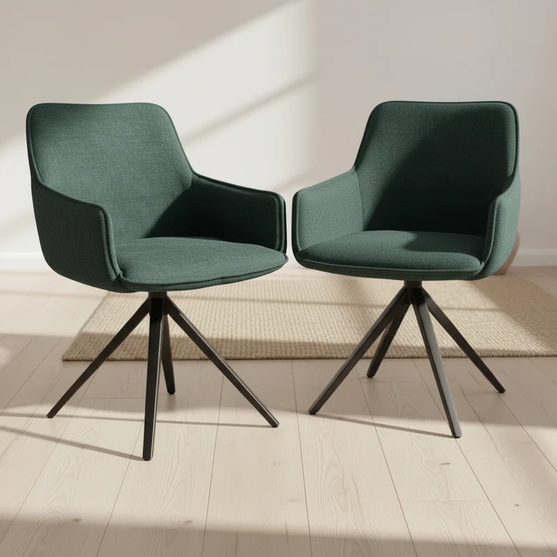 Lot de 2 chaises pivotante - Amsterdam