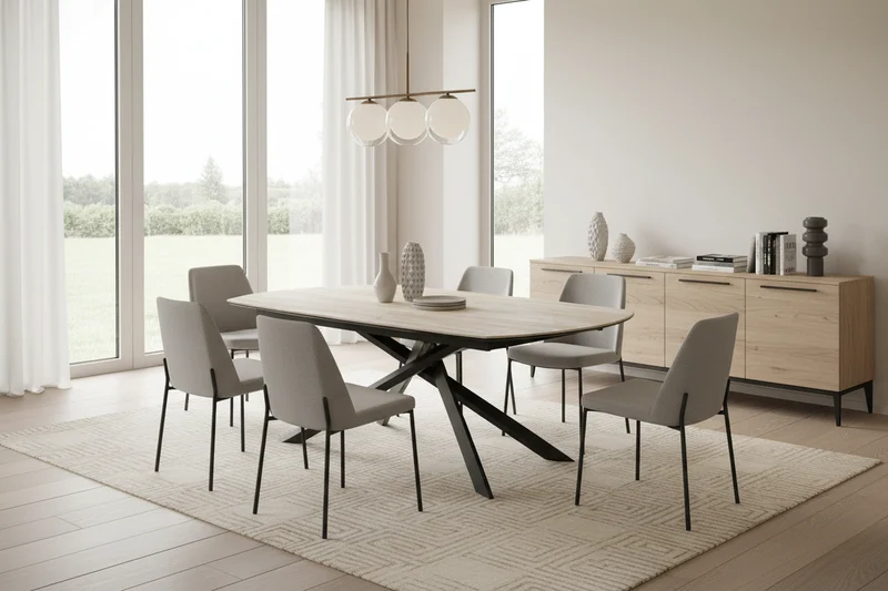 Table ovale extensible céramique - Grande Kheops