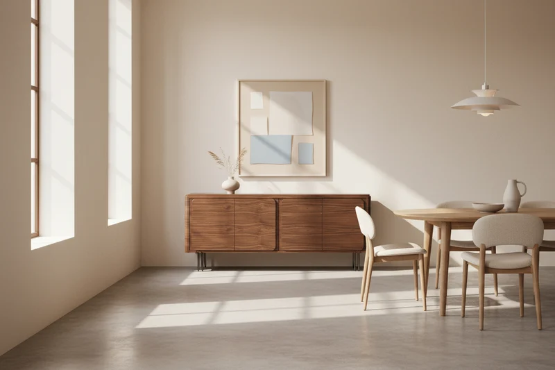 Buffet bas bois noyer - Fiory