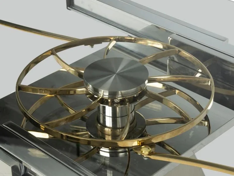 Table à manger en verre extensible - Clock