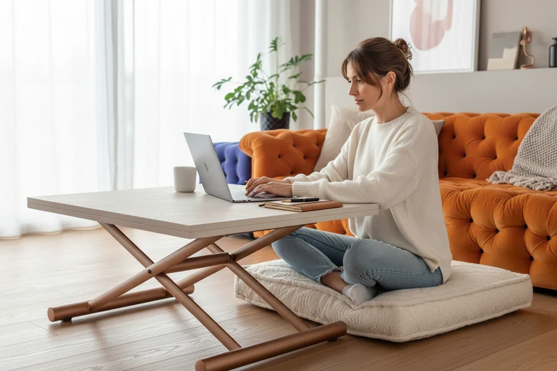 Table basse relevable et extensible – Gingillo