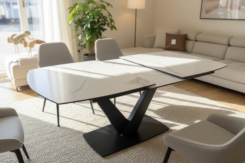 Table ovale extensible céramique - Columbiana Akante