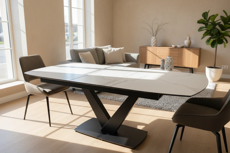 Table ovale extensible céramique - Columbiana Akante
