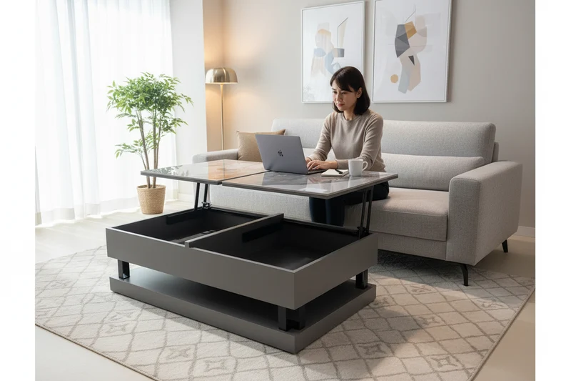 Table basse plateau relevable céramique - Torino