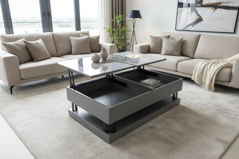 Table basse plateau relevable céramique - Torino