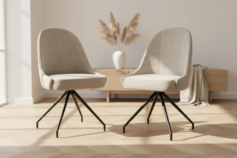 Lot de 2 chaises pivotante - Miami