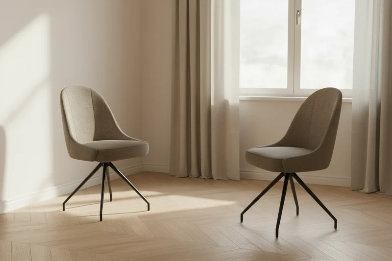 Lot de 2 chaises pivotante - Miami