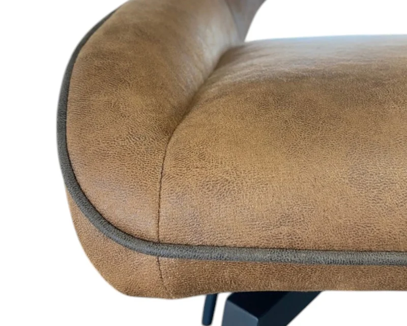 Lot de 2 chaises pivotante - Fugace marron