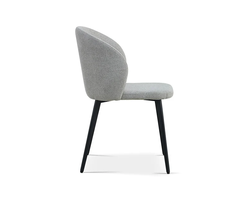 Chaise de salle à manger en tissu - Teno