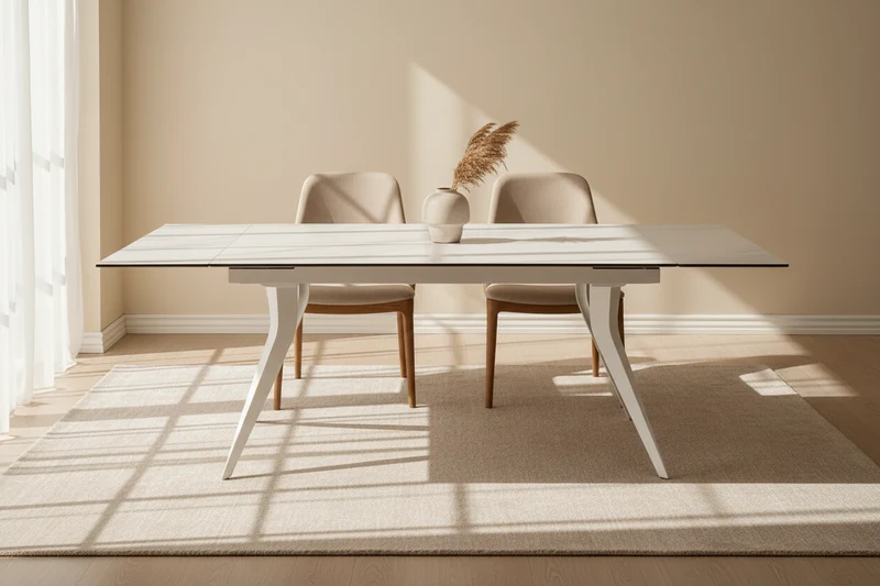 Table extensible céramique marbre - Thorus