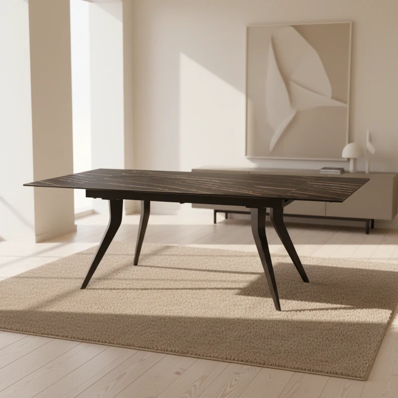 Table extensible céramique marbre - Thorus