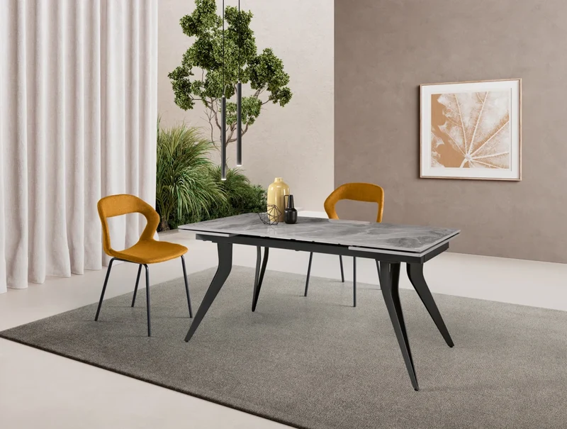 Table extensible céramique marbre - Thorus