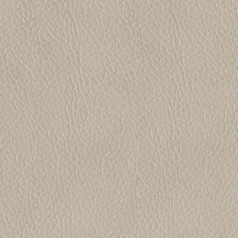 Ottoman en cuir beige pâle - Santorine