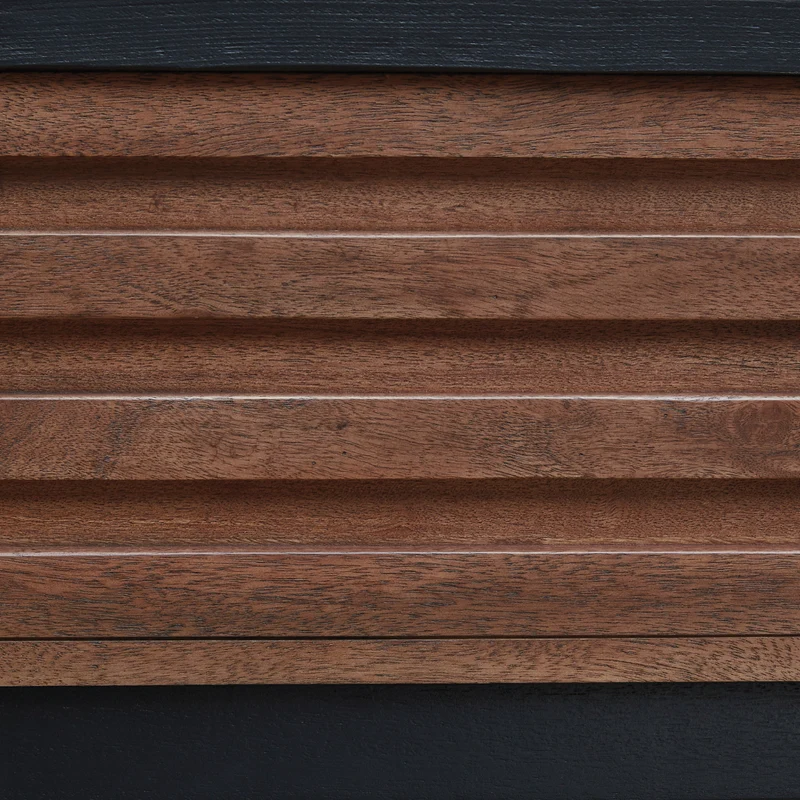 Table basse en bois/MDF bicolore avec plateau relevable - Kallari