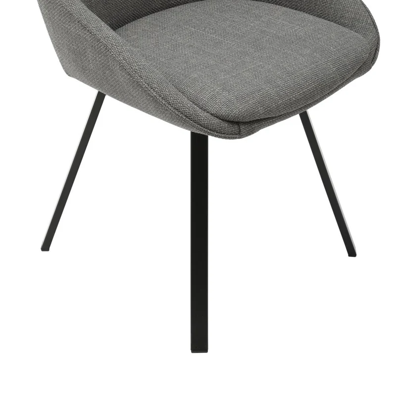 Chaise repas pivotante gris