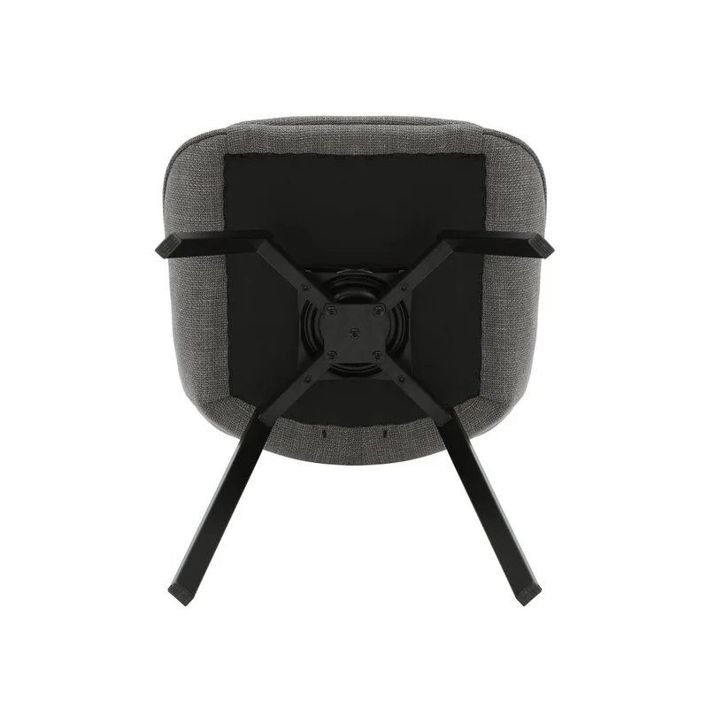 Chaise repas pivotante gris