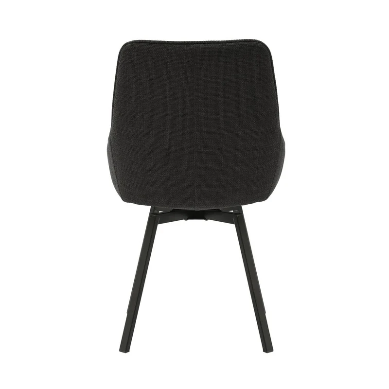 Chaise repas pivotante noir
