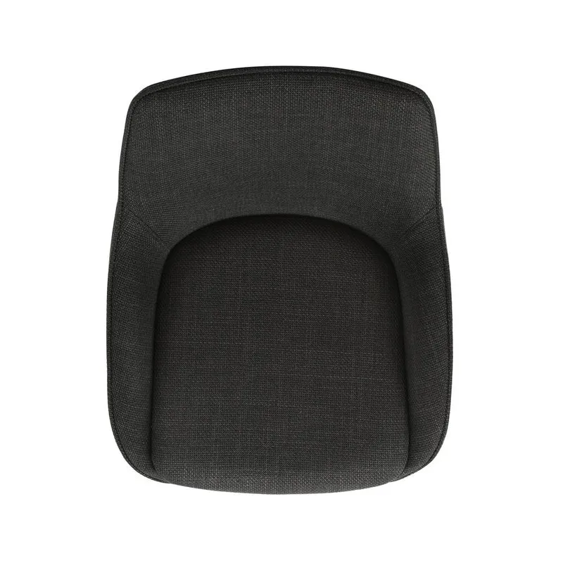 Chaise repas pivotante noir