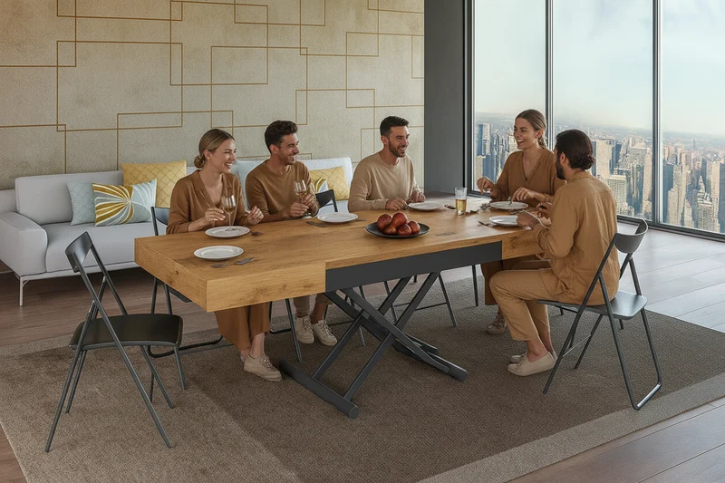 Table basse relevable extensible – Steven