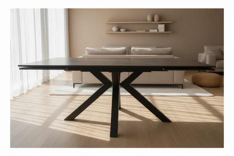 Table extensible céramique 2 rallonges - Stan