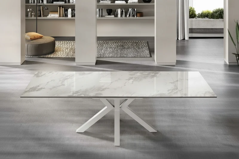 Table extensible céramique 2 rallonges - Stan