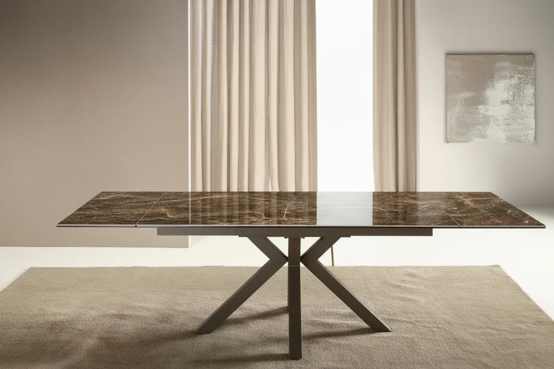 Table extensible céramique 2 rallonges - Stan