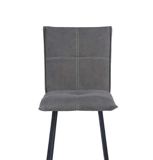 Lot de 2 chaises haute grise - Veronica