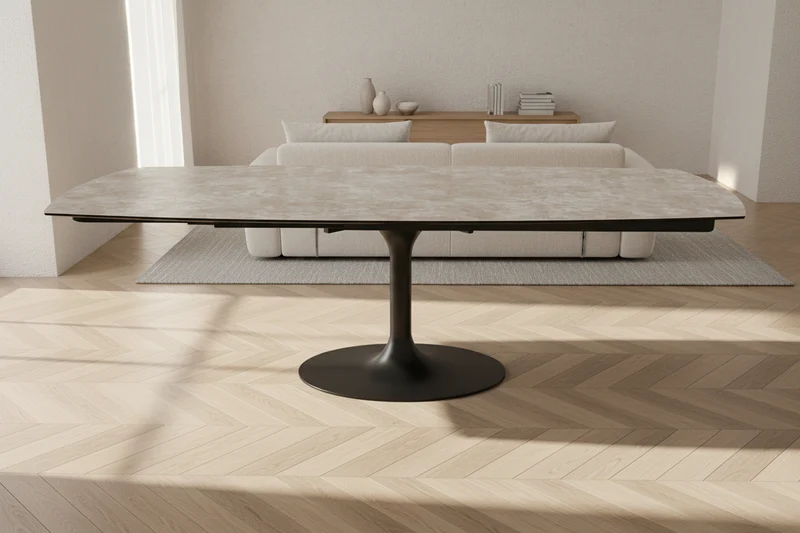 Table extensible céramique rotative - Corcovado Akante