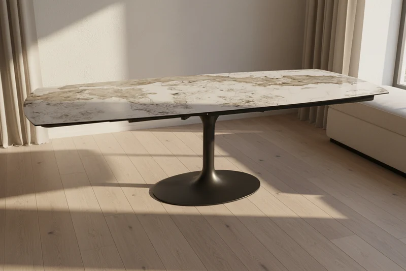 Table extensible céramique rotative - Corcovado Akante