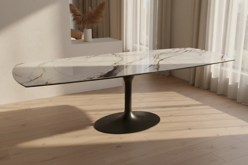 Table extensible céramique rotative - Corcovado Akante