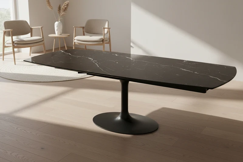 Table extensible céramique rotative - Corcovado Akante