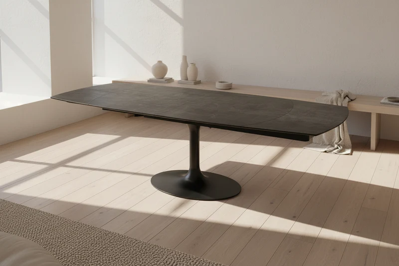 Table extensible céramique rotative - Corcovado Akante