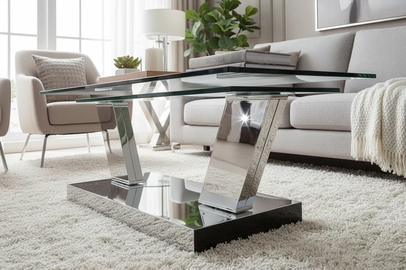 Table basse pivotante rectangulaire - Clara
