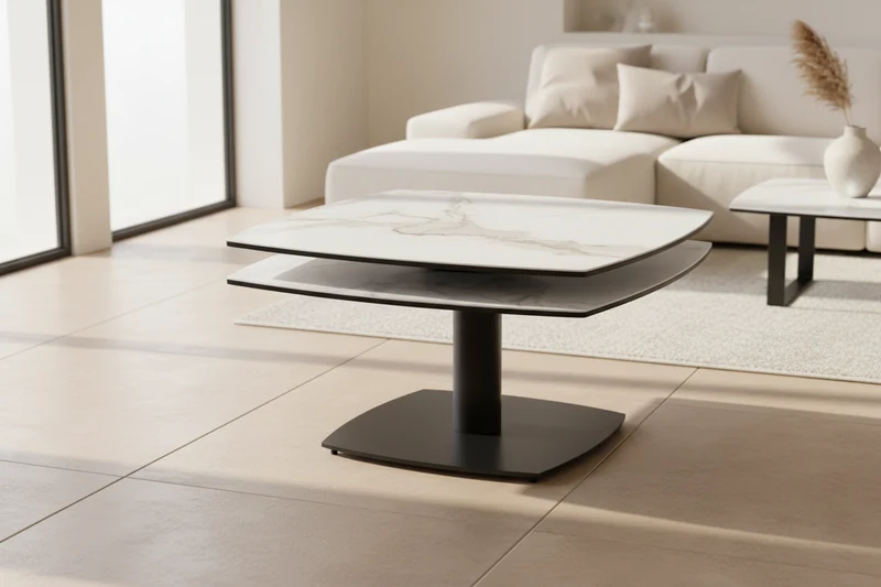 Table basse céramique pivotante - Theresa