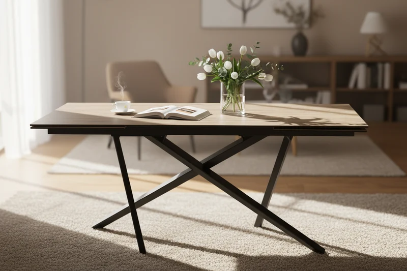Table extensible céramique bois - Forrest