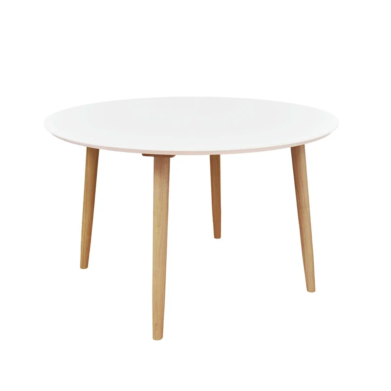 Table repas D120 cm blanc