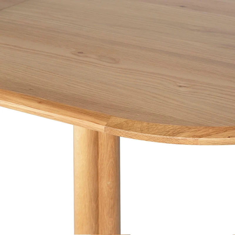 Table repas 160 cm avec allonge chêne naturel