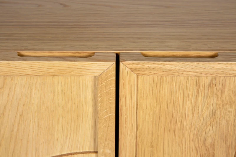 Meuble haut 2 portes chêne naturel