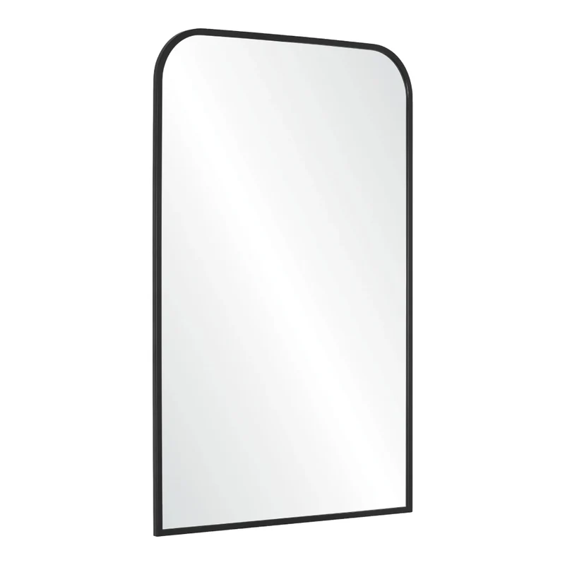Miroir avec un cadre en fer noir mat 24 x 36 po - Jackline